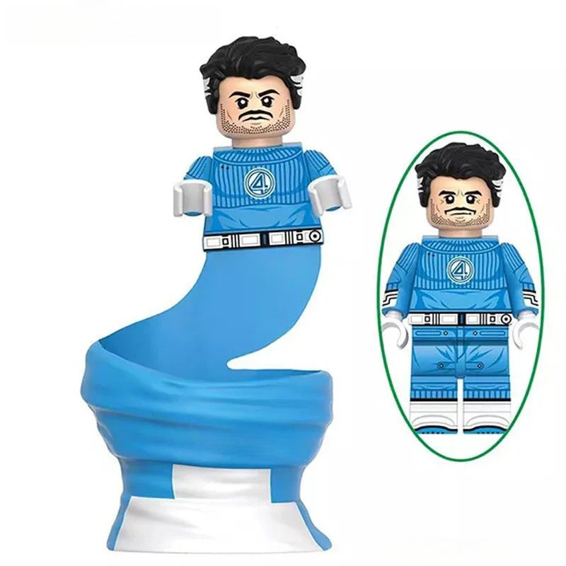 Fantastic Four Reed Richards Lego Minifigures Custom Toys 4