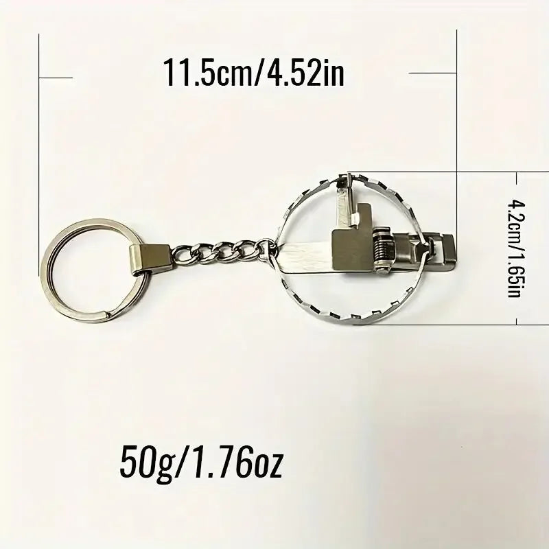 Fashion New Personalized Jewelry Mini Clip Keychain Durable High Quality Stainless Steel Decorative Personalized Jewelry