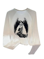 'Angles' Dark Mesh See-Through Prints Shirts