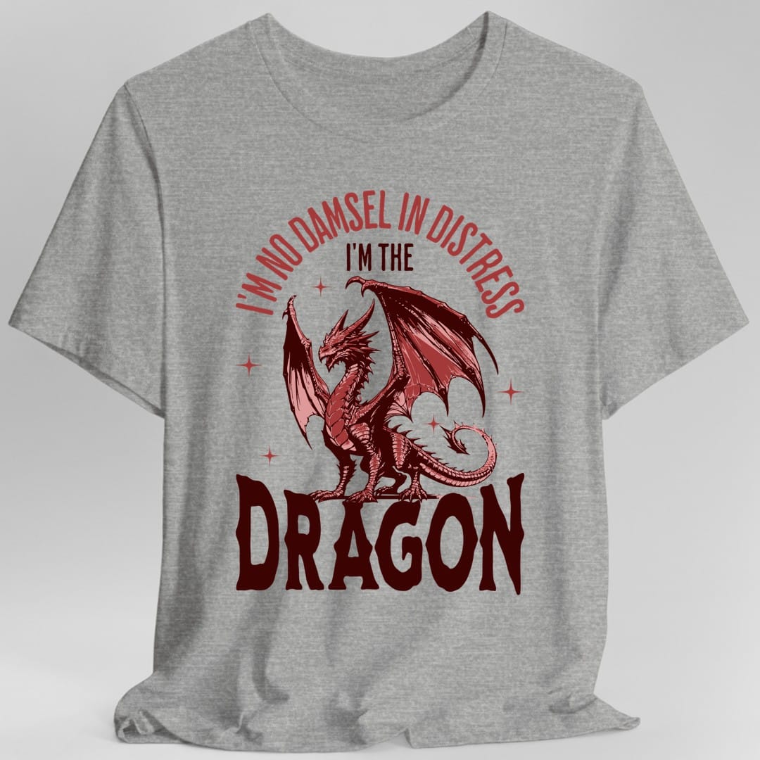No Damsel In Distress Dragon Feminism Shirt