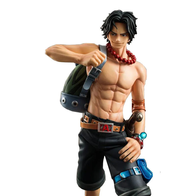 Figure One Piece DX10th Anniversary Fire Fist Escal D Ace Luffy Brother Toys Japan Anime Collectible Figurines PVC Model Toy