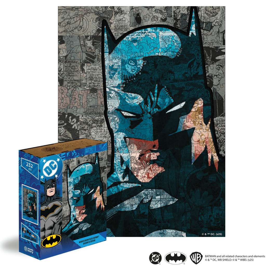 Wooden jigsaw puzzle DC Batman™ – Shadow of Gotham