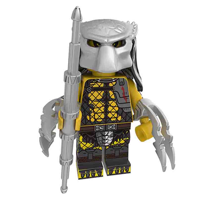 The Predator Yautja tribe set of 6 Lego Minifigures Custom Toys