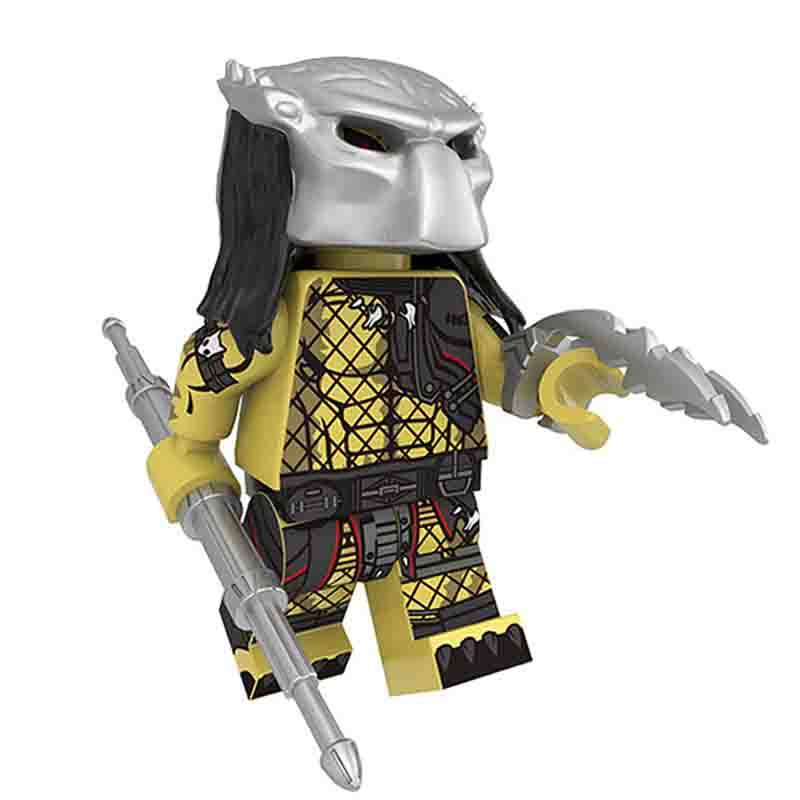 The Predator Golden Yautja Lego Minifigures Custom Toys 3