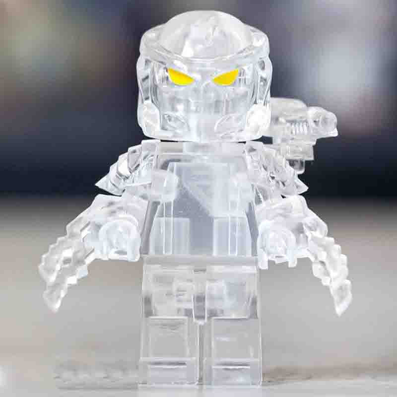 The Predator Transparent 1987 Original Film Version Lego Minifigures Custom Toys