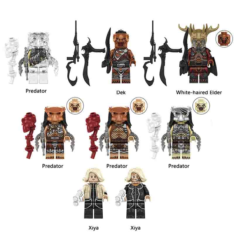 Predator Badlands set of 8 Lego Compatible Minifigures