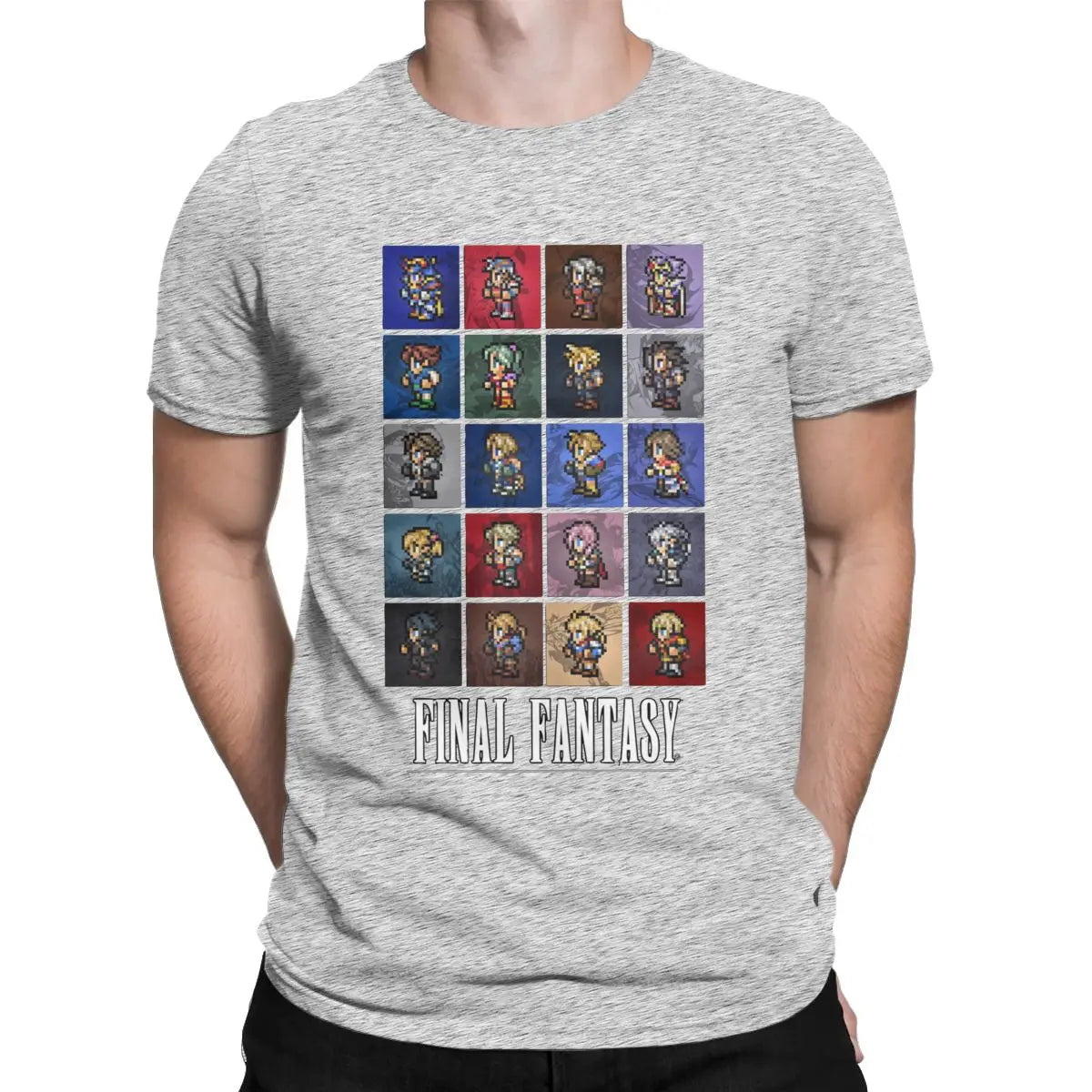 Final Fantasy 8 bit Sprites Men's t-shirt