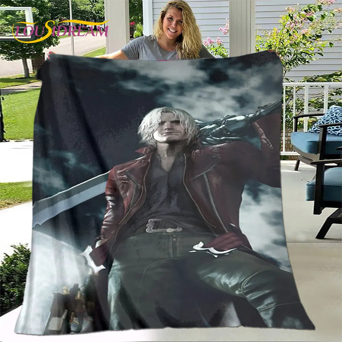 Final Fantasy Game Gamer Soft Plush Blanket,Flannel Blanket Throw Blanket for Living Room Bedroom Bed Sofa Picnic Cover Kid Warm