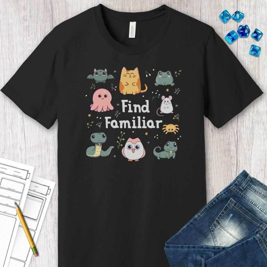 Find Familiar Spell Shirt - Navy / S