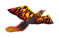 74 inch (6 foot) Wingspan 3-D Nylon Firebird Phoenix Kite - 