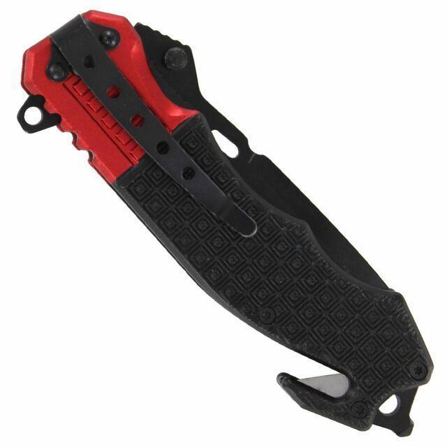 Firewall Spring Assist Belt Cutter Glass Breaker Knife