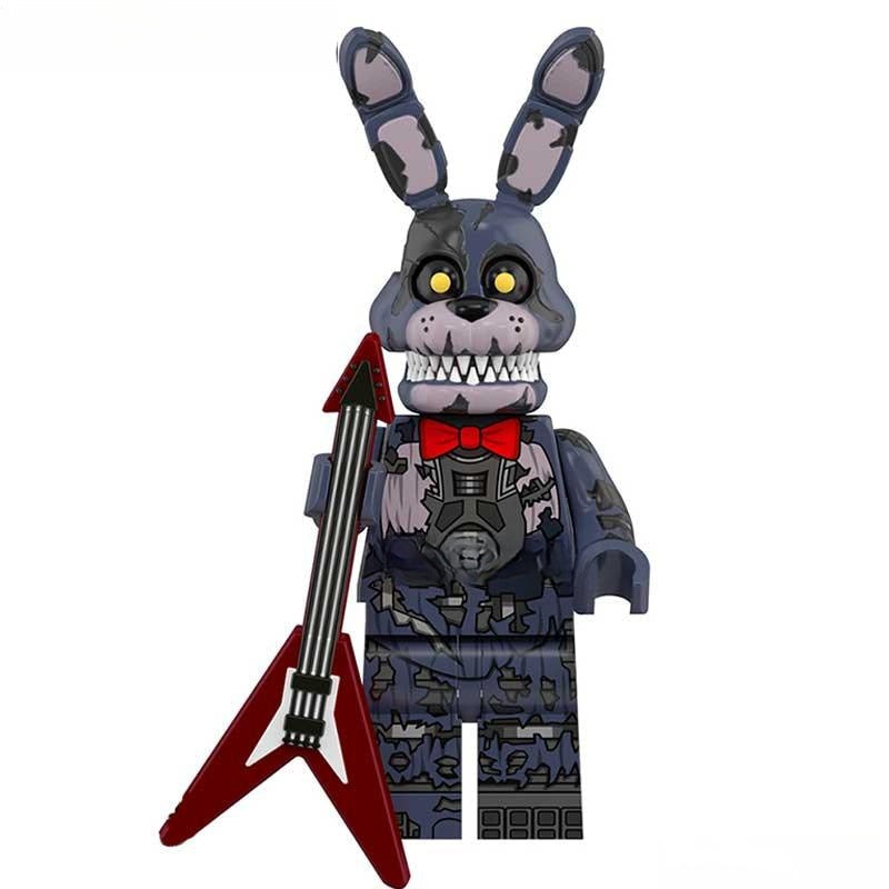 Five Nights At Freddys Nightmare Bonnie Lego Minifigures custom toys