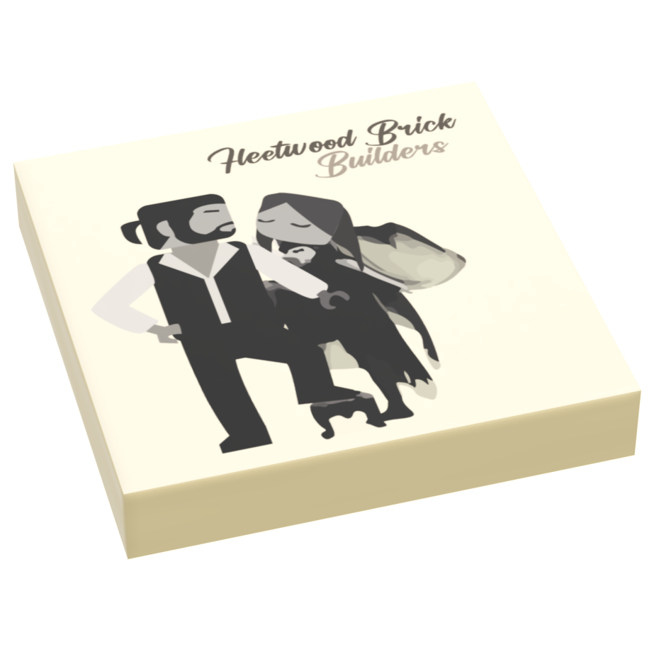 Fleetwood Brick, Builder - B3 Customs® Music Album Cover (2x2 Tile)