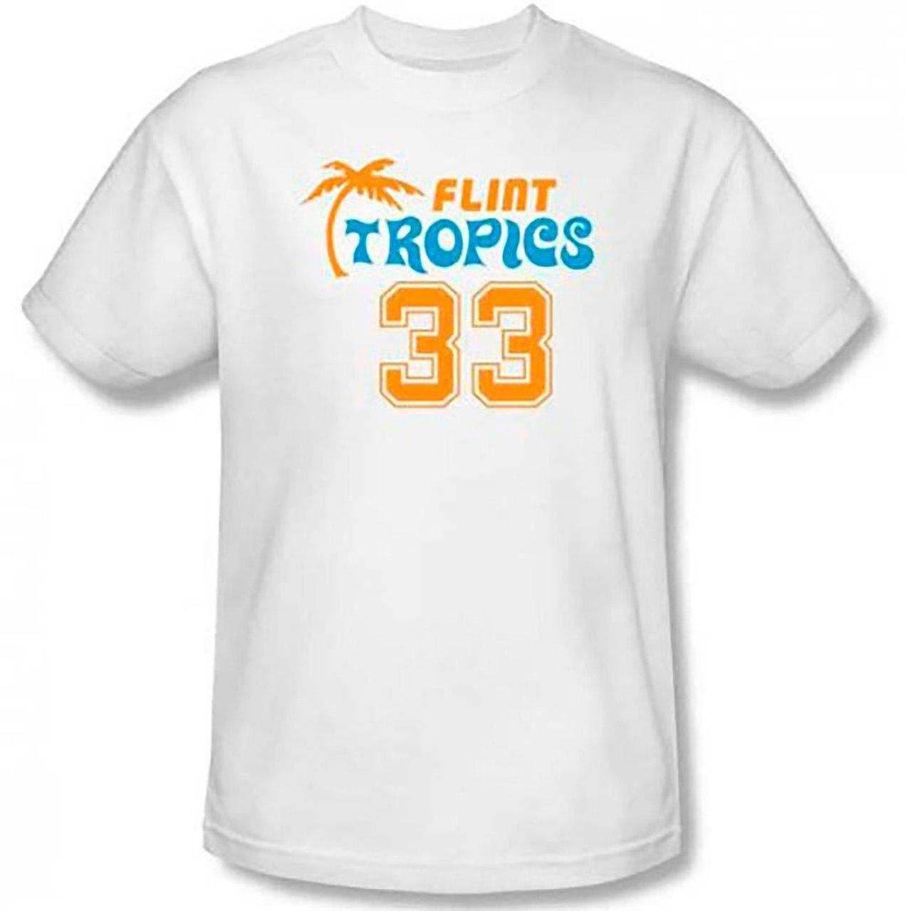 Flint Tropics 33 Jackie Moon White T-Shirt - S