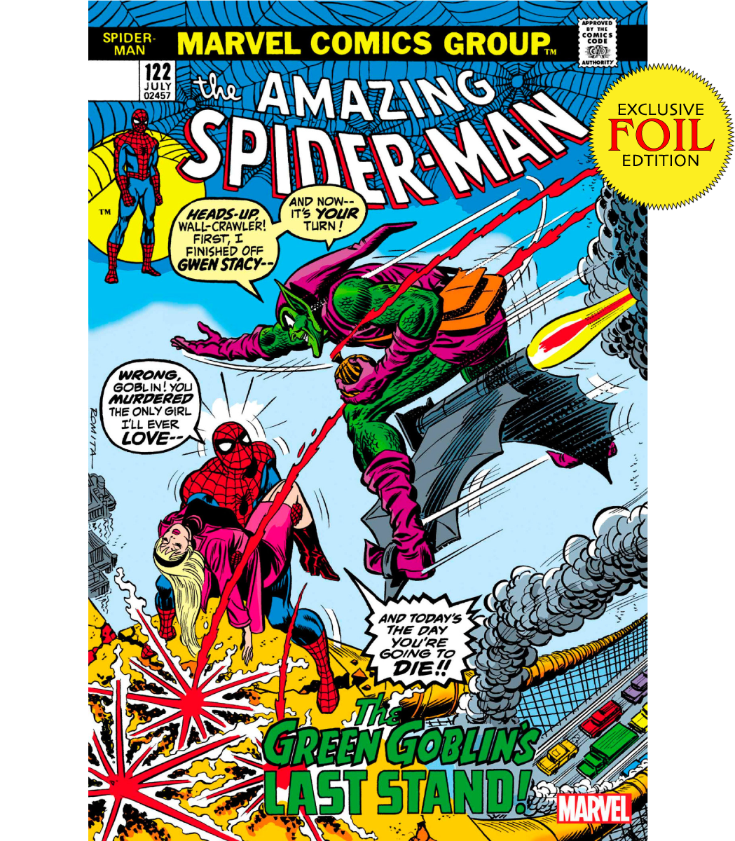 [Foil] Amazing Spider-Man #122 Facsimile Edition Unknown Comics John Romita Exclusive Var  (06/28/2023)