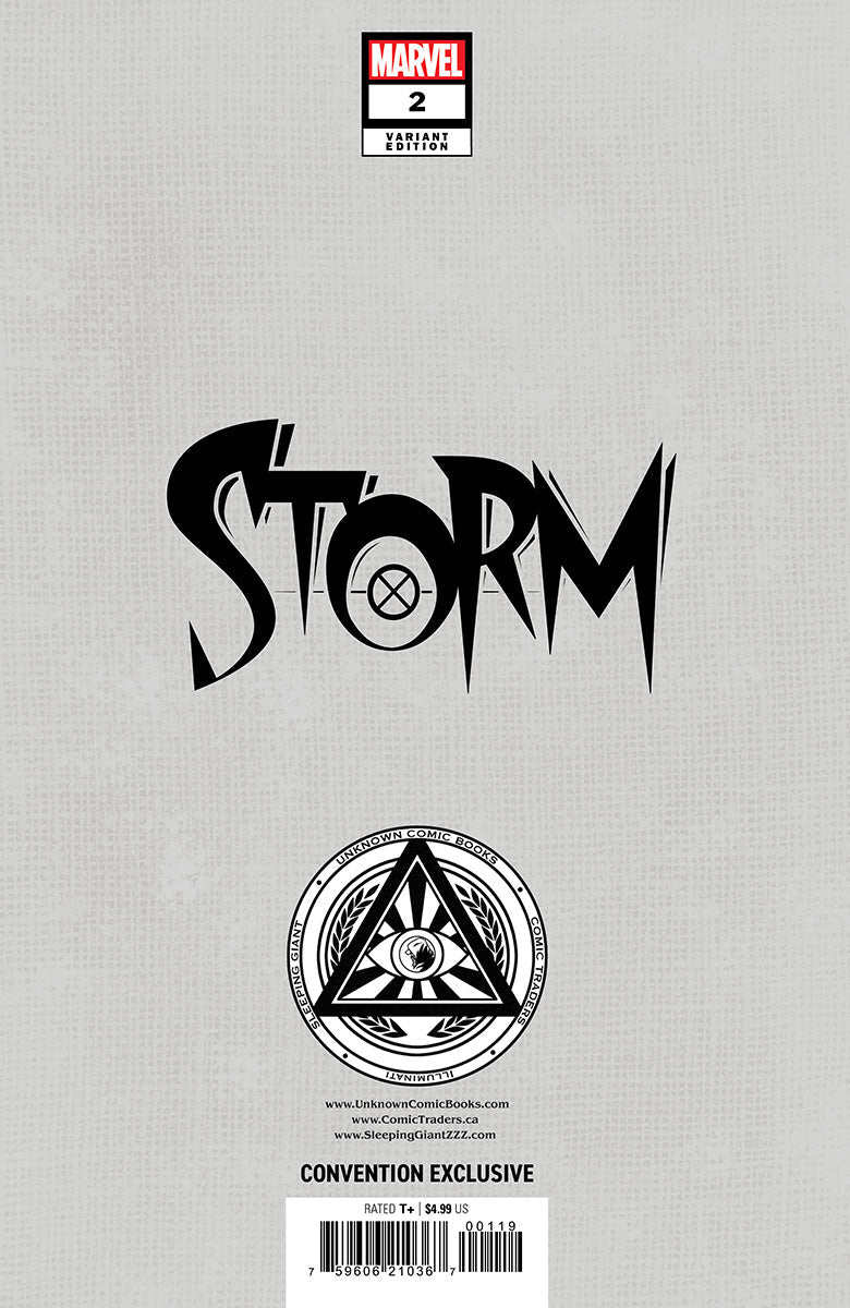 [FOIL] STORM #2 UNKNOWN COMICS NATHAN SZERDY EXCLUSIVE VIRGIN CONVENTION VAR (11/20/2024)