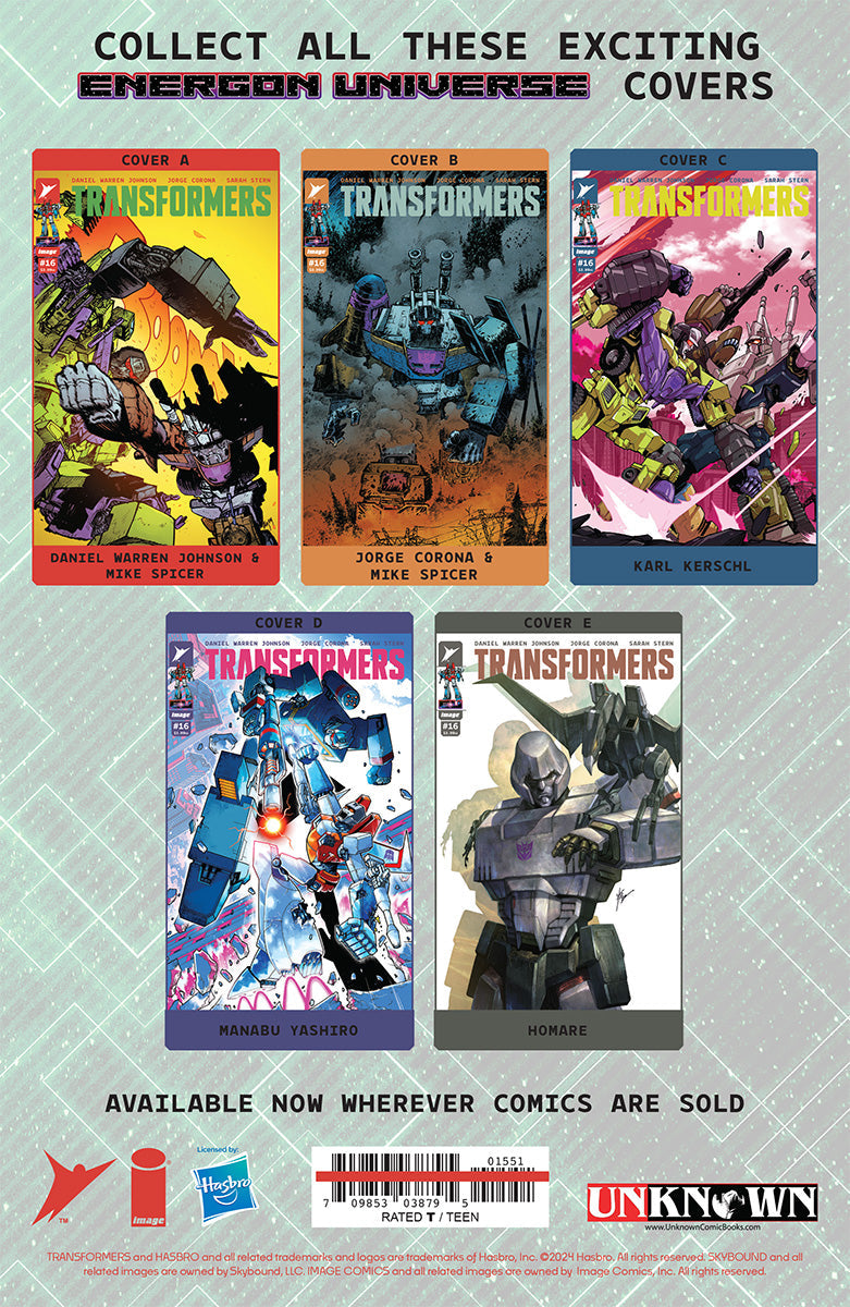 [FOIL] Transformers #16 Unknown Comics Chad Hardin Exclusive Virgin Var (01/08/2025)