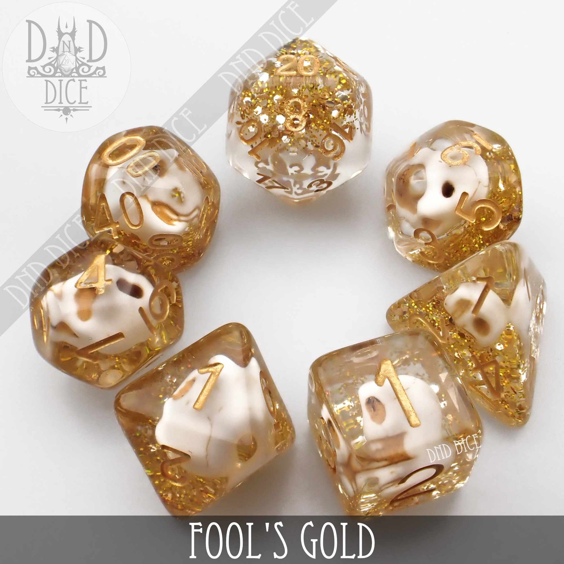 Fool's Gold Dice Set