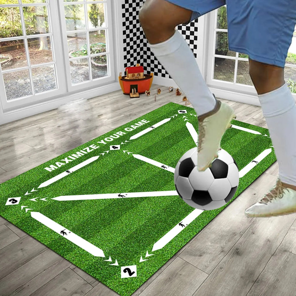 Football Training Mat Soccer Training Equipment Non Slip Foldable