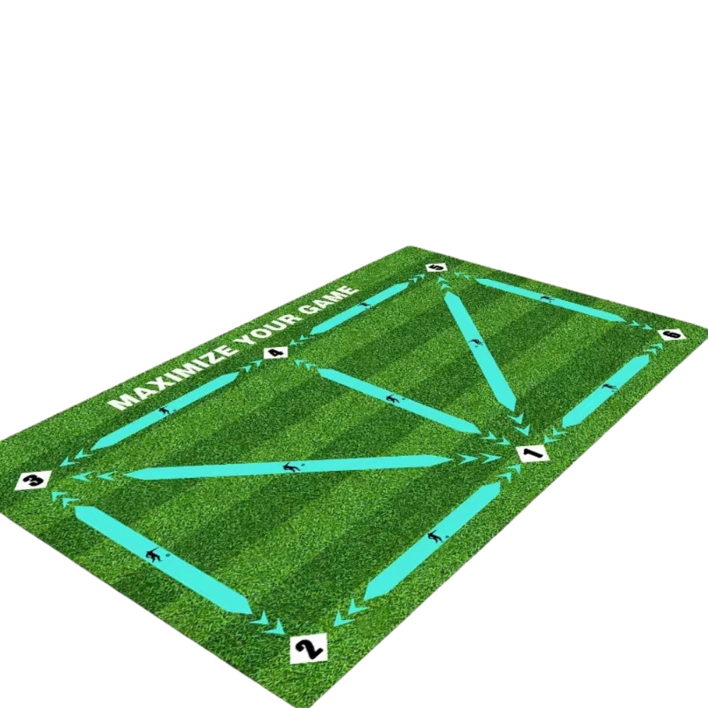 Football Training Mat Soccer Training Equipment Non Slip Foldable