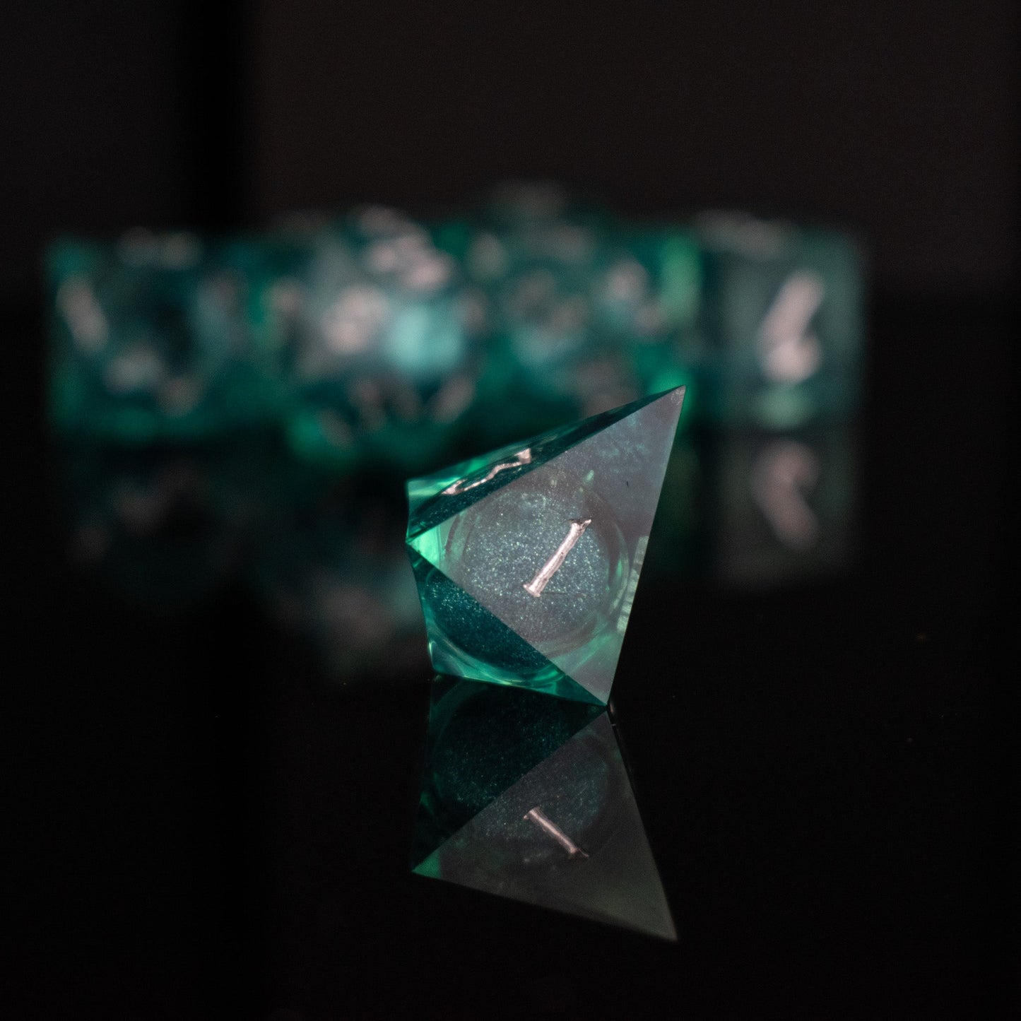 Forbidden Lake Liquid Core Dice Set