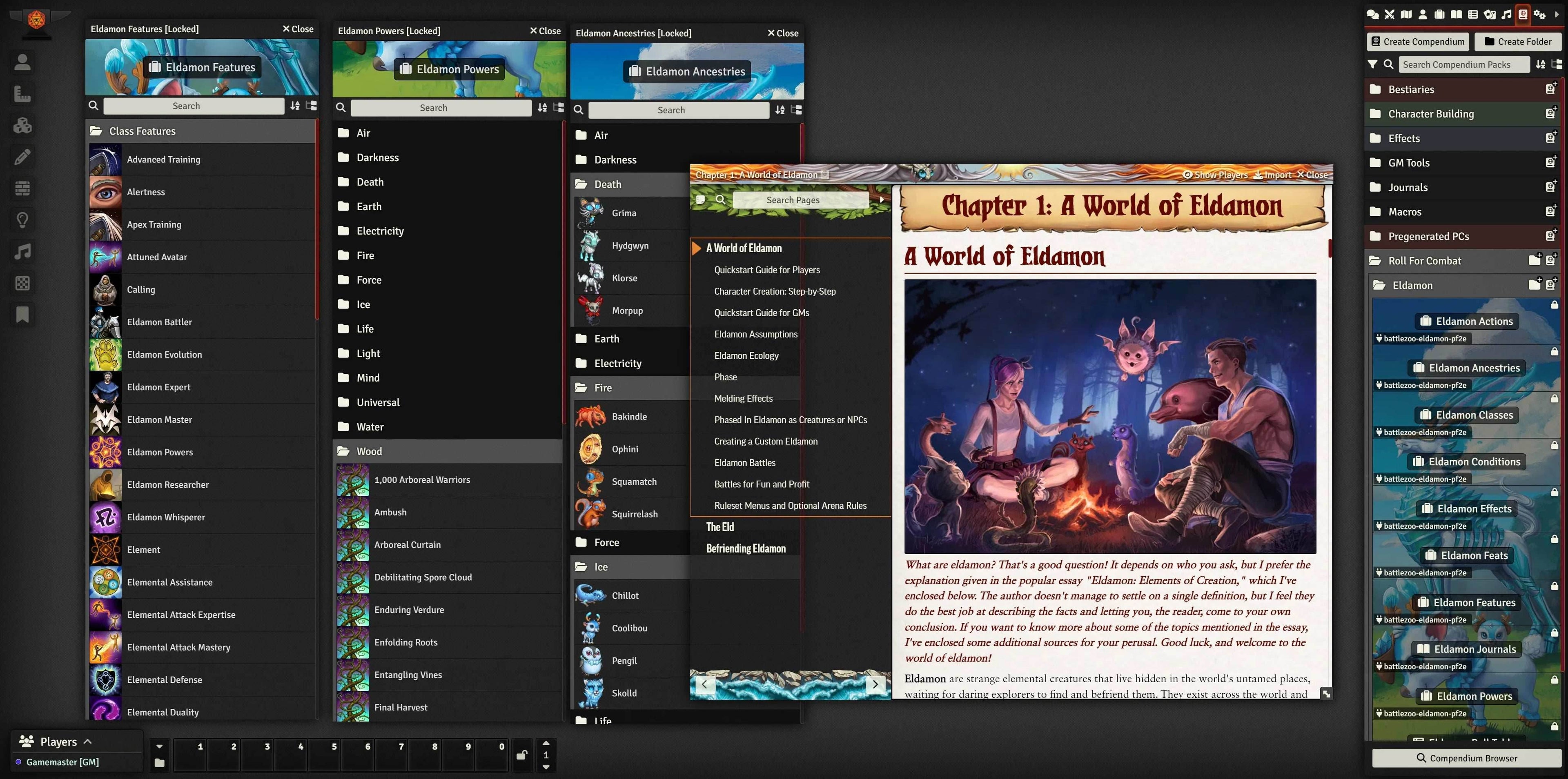 Battlezoo Eldamon for Foundry VTT - Pathfinder 2nd Edition / Foundry VTT Key Only