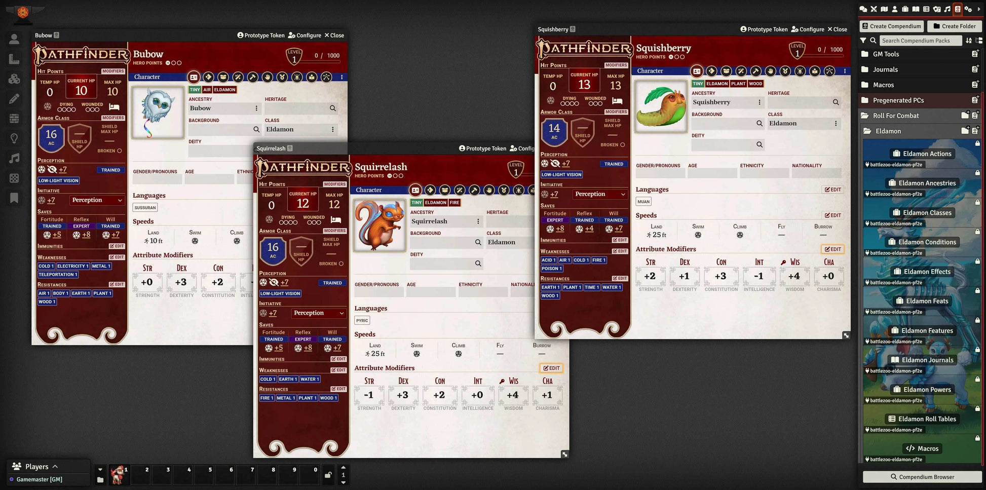 Battlezoo Eldamon for Foundry VTT - Pathfinder 2nd Edition / Foundry VTT Key Only