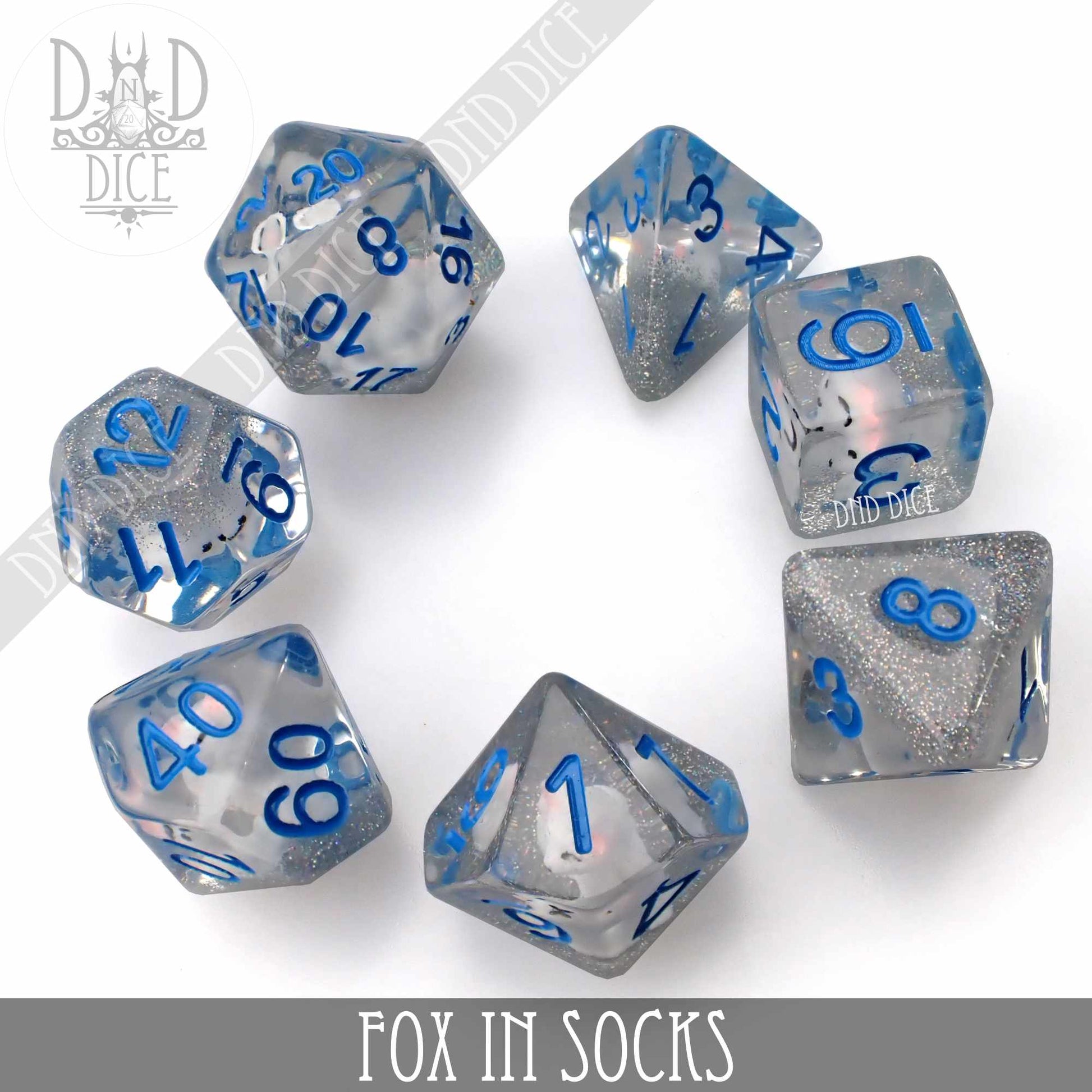 Fox in Socks Dice Set