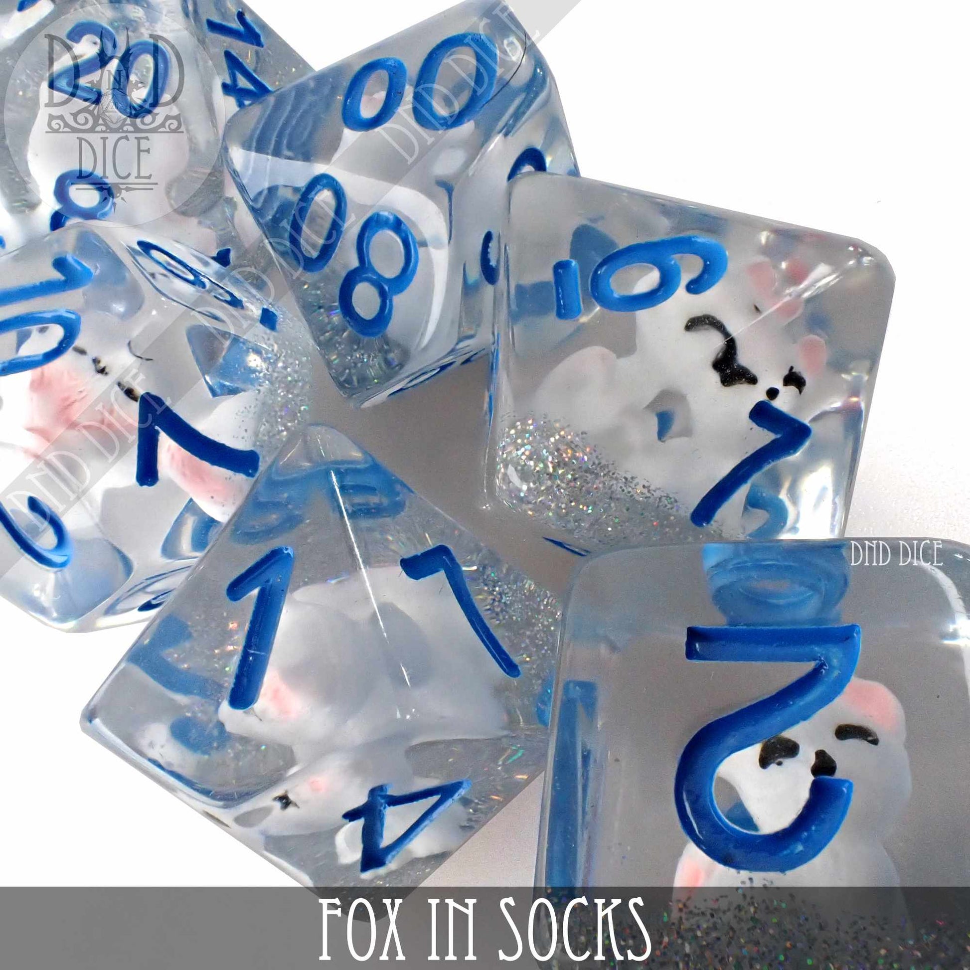 Fox in Socks Dice Set