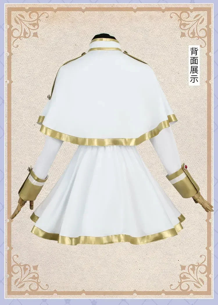 Frieren Cosplay Costume Frieren: Beyond Journey's End Staff Props Dress Outfits Wig Accessoris for Halloween Christmas Party