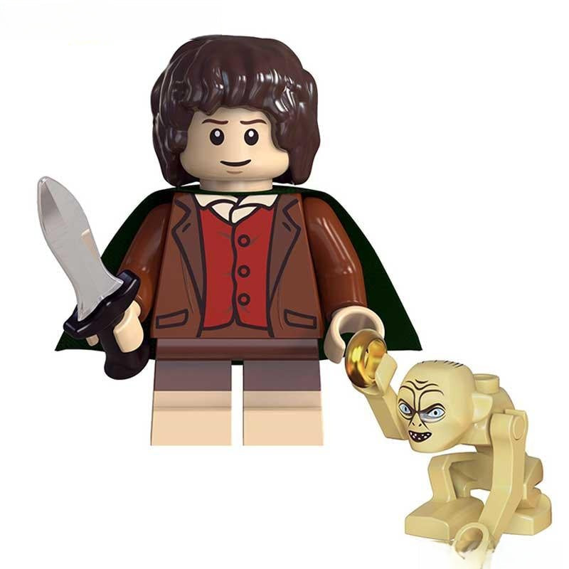 Frodo baggins Lord of The Rings Lego Minifigures Custom Toys 1
