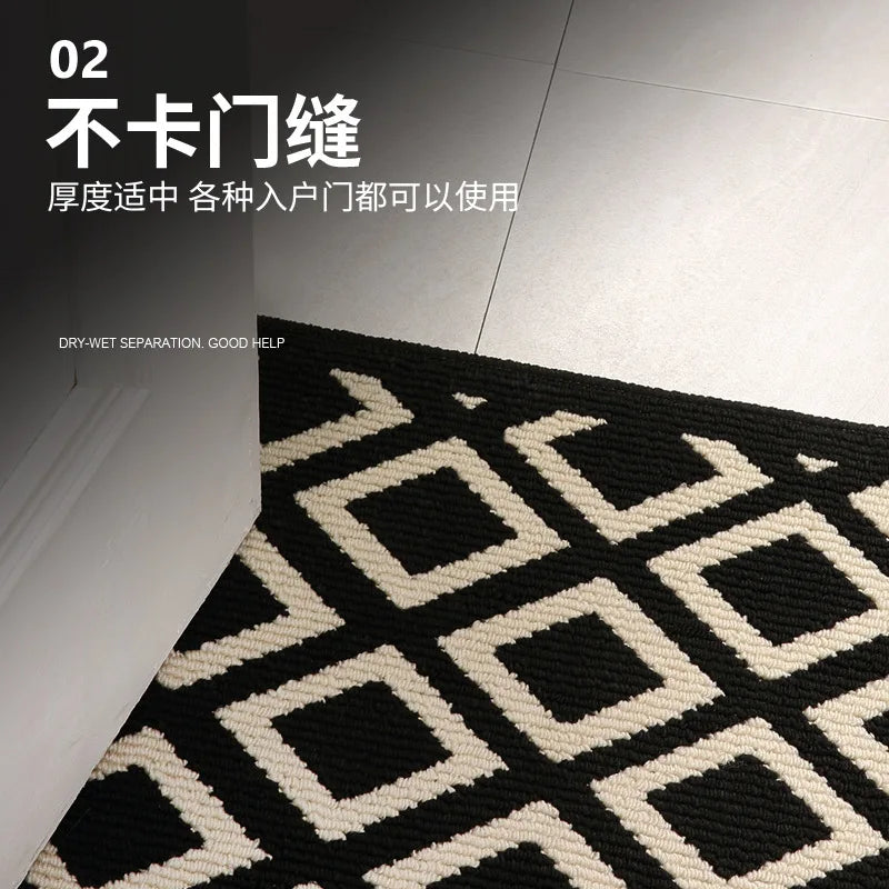 Front Door Mat Welcome Mats Indoor Outdoor Rug Entryway Mats for Shoe Scraper Ideal for Inside Outside Home High Traffic Area