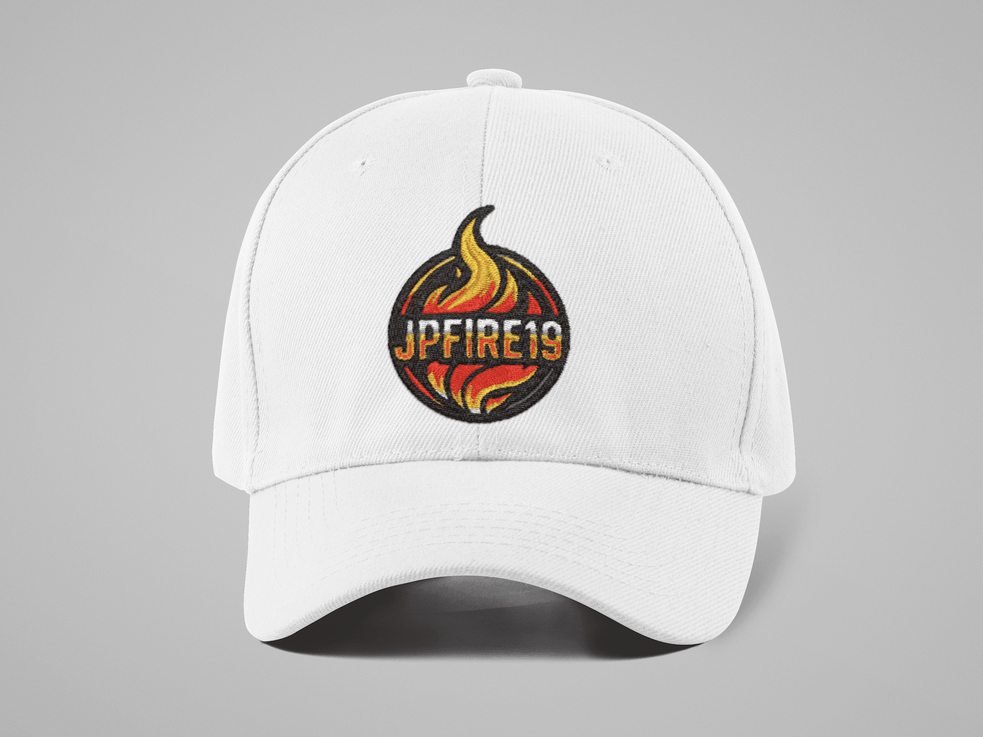 JPFire19 Logo Hat - White
