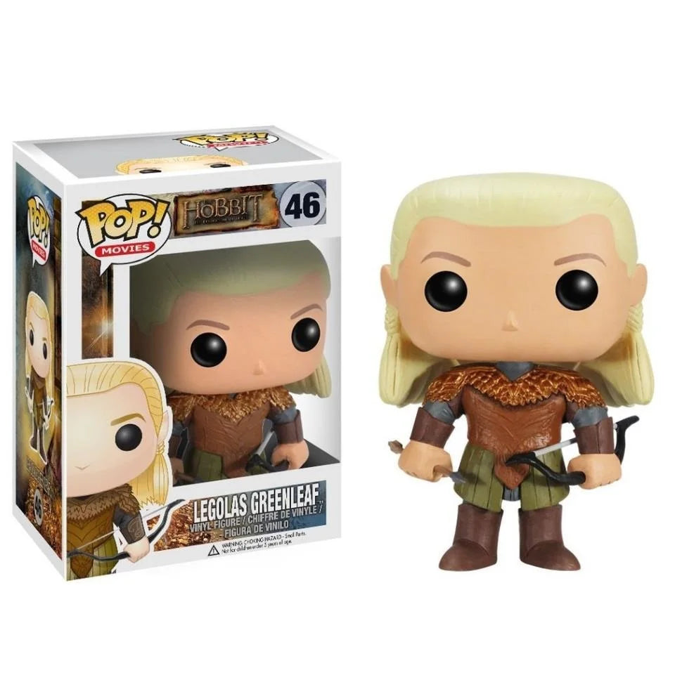 Funko pop Hobbit Legolas Greenleaf 46# Azog 48# The Lord of 13# GANDALF 45# 443# the Rings Vinyl Figure Model Toys Kids Gift