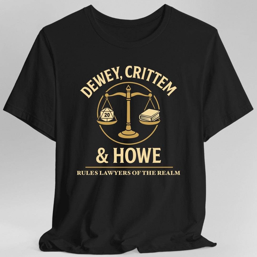 Funny DnD Rules Lawyer Shirt - Black / S