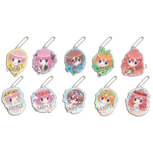 FUWAWAKKO THE QUINTESSENTIAL QUINTUPLETS SS UNIFORM & DRESS ACRYLIC KEYCHAIN Blind Box (1 Blind Box) - 
