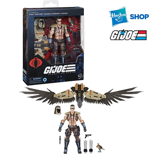 G.I. Joe Classified Series #139, CHIP ""RAPTOR"" TALON & GENERAL LEDGER NEW ACTION FIGURES