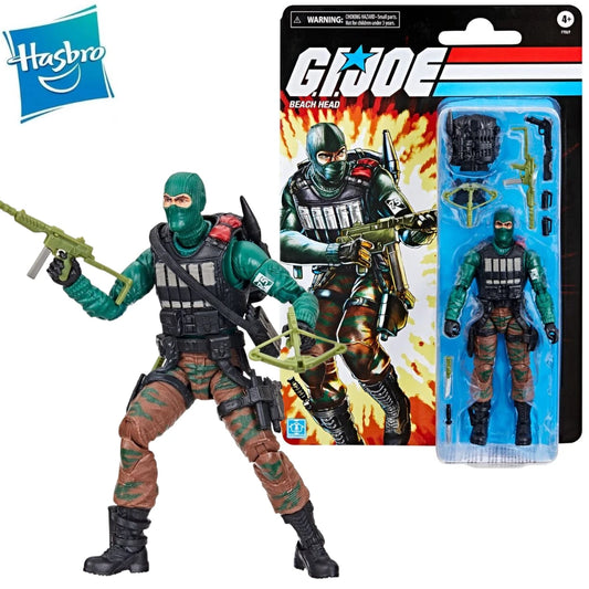 G.I. Joe GI Joe Classfied Series Retro Cardback 6" Beach Head Action Figure Model Toy Hobby Gift