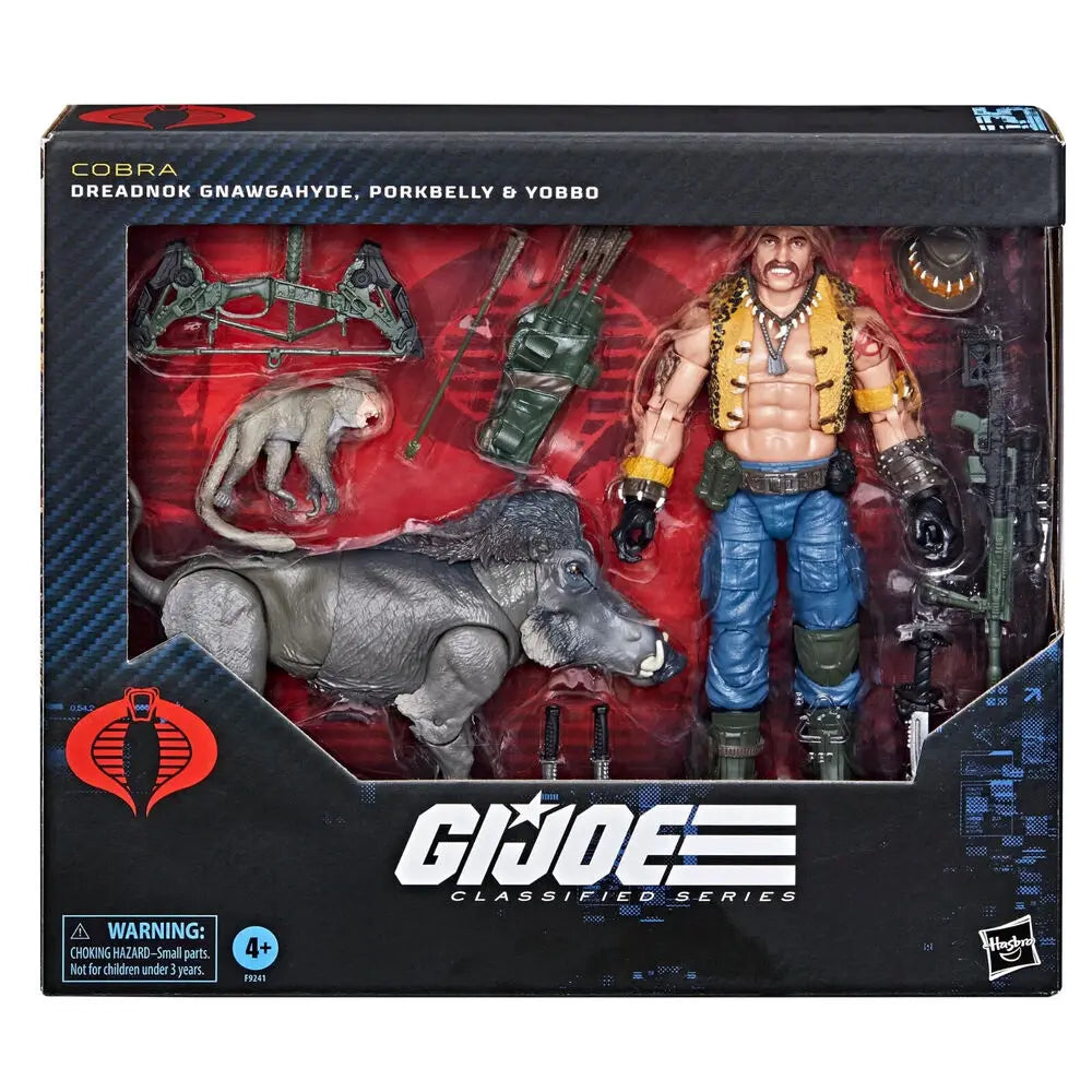 G.I. Joe GI Joe Classified Series 6" 125 Dreadnok Gnawgahyde Porkbelly Yobbo Action Figure Model Toy Hobby Gift