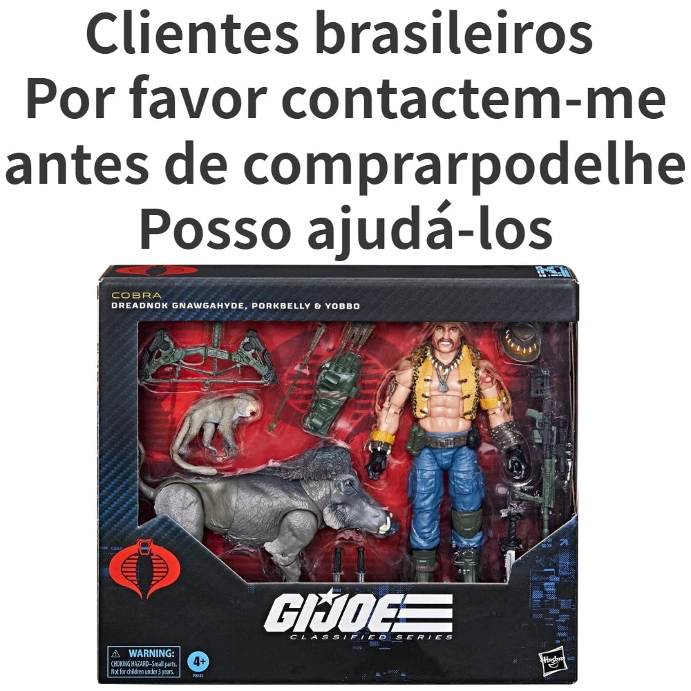 G.I. Joe GI Joe Classified Series 6" 125 Dreadnok Gnawgahyde Porkbelly Yobbo Action Figure Model Toy Hobby Gift