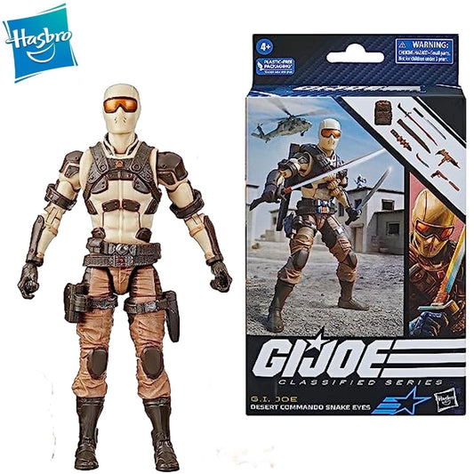 G.I. Joe GI JOE Classified Series 92 Desert Commando Snake Eyes Action Figure Model Toy Collection Gift