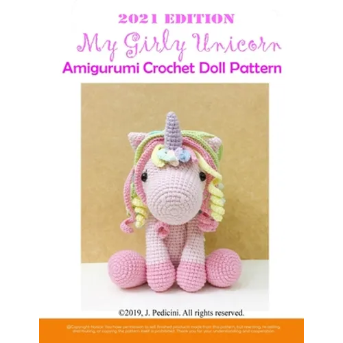 My Girly Unicorn Amigurumi Crochet Doll Pattern 2021