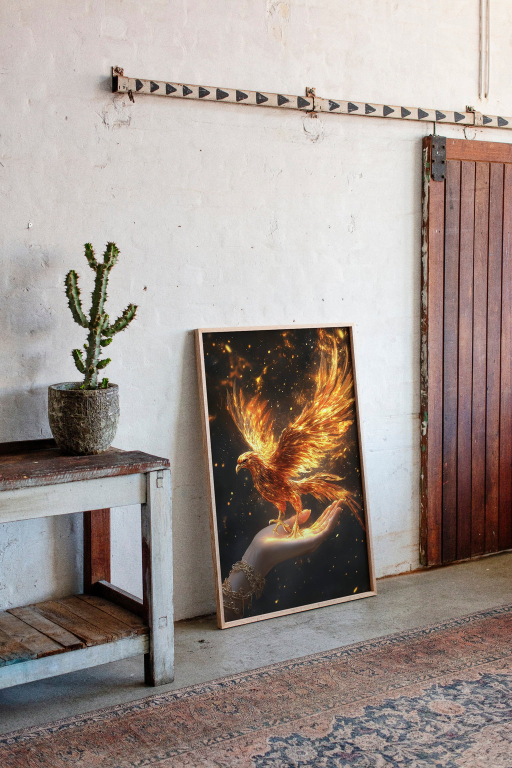 Phoenix's Fiery Ascend