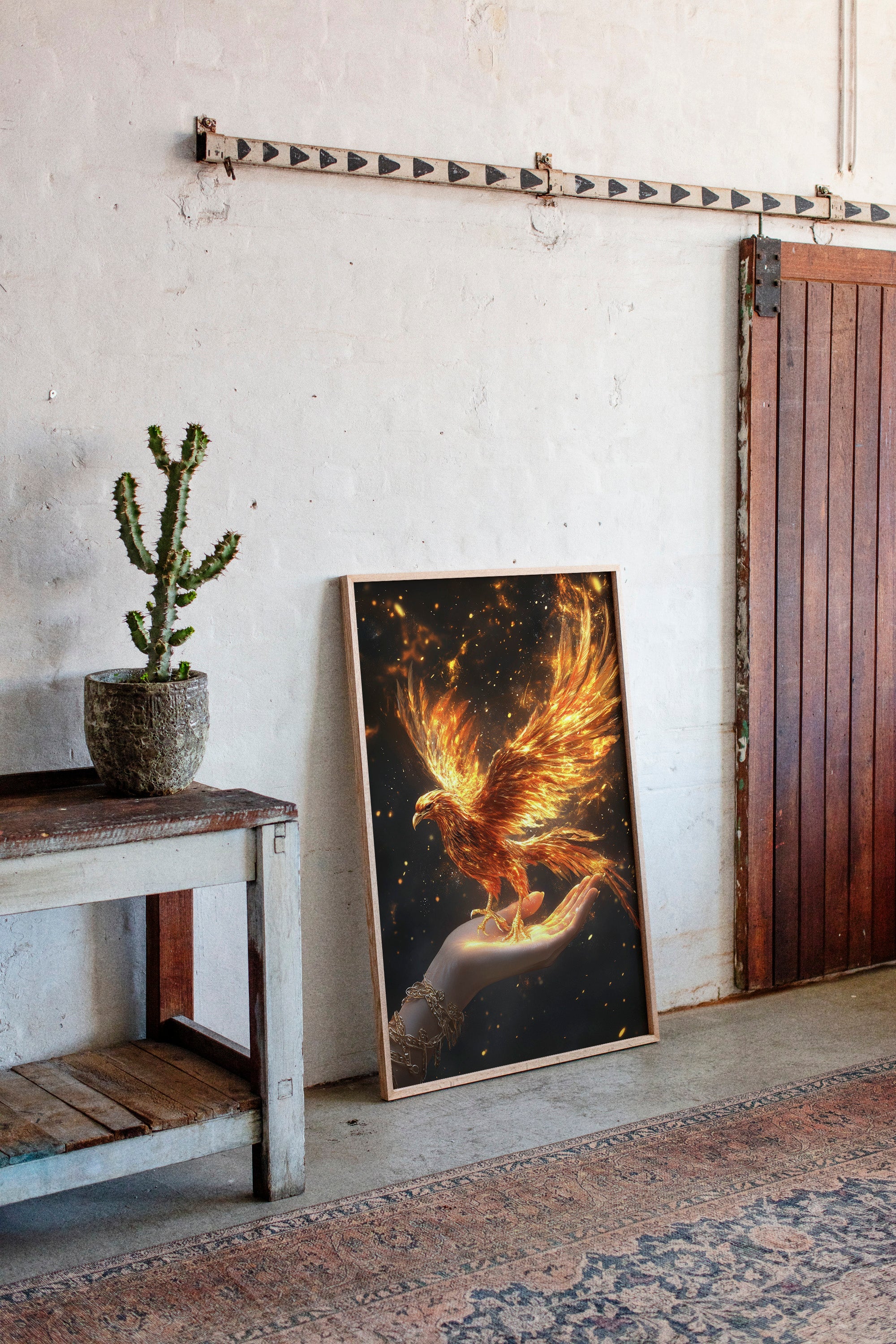 Phoenix's Fiery Ascend