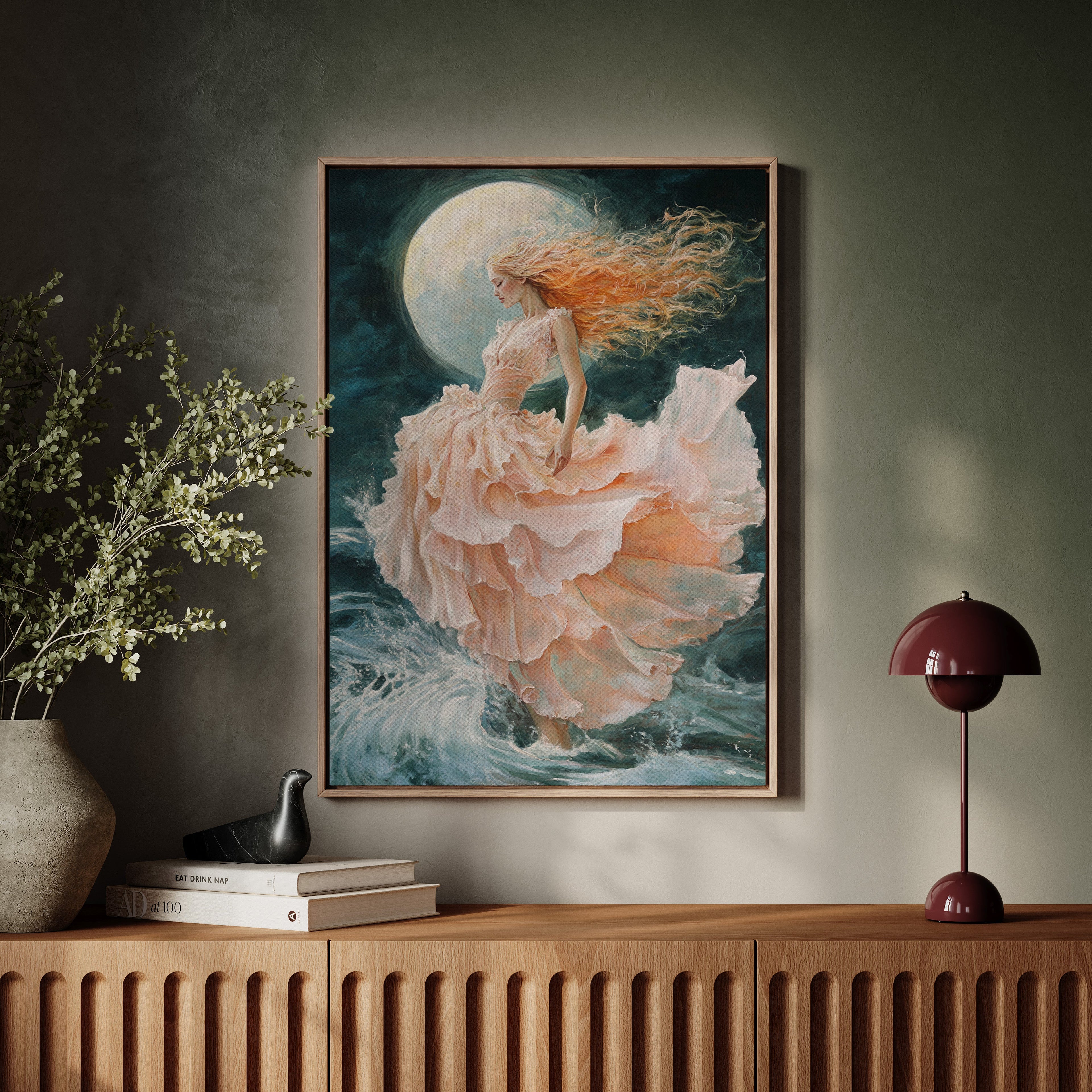 Moonlit Seraphic Waves