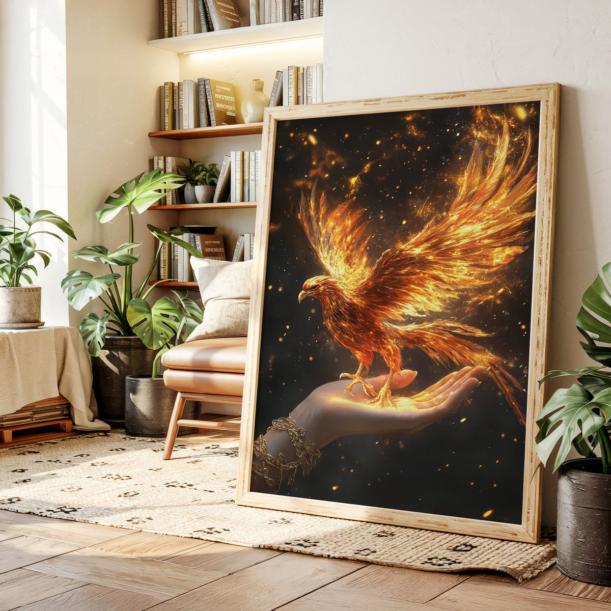 Phoenix's Fiery Ascend