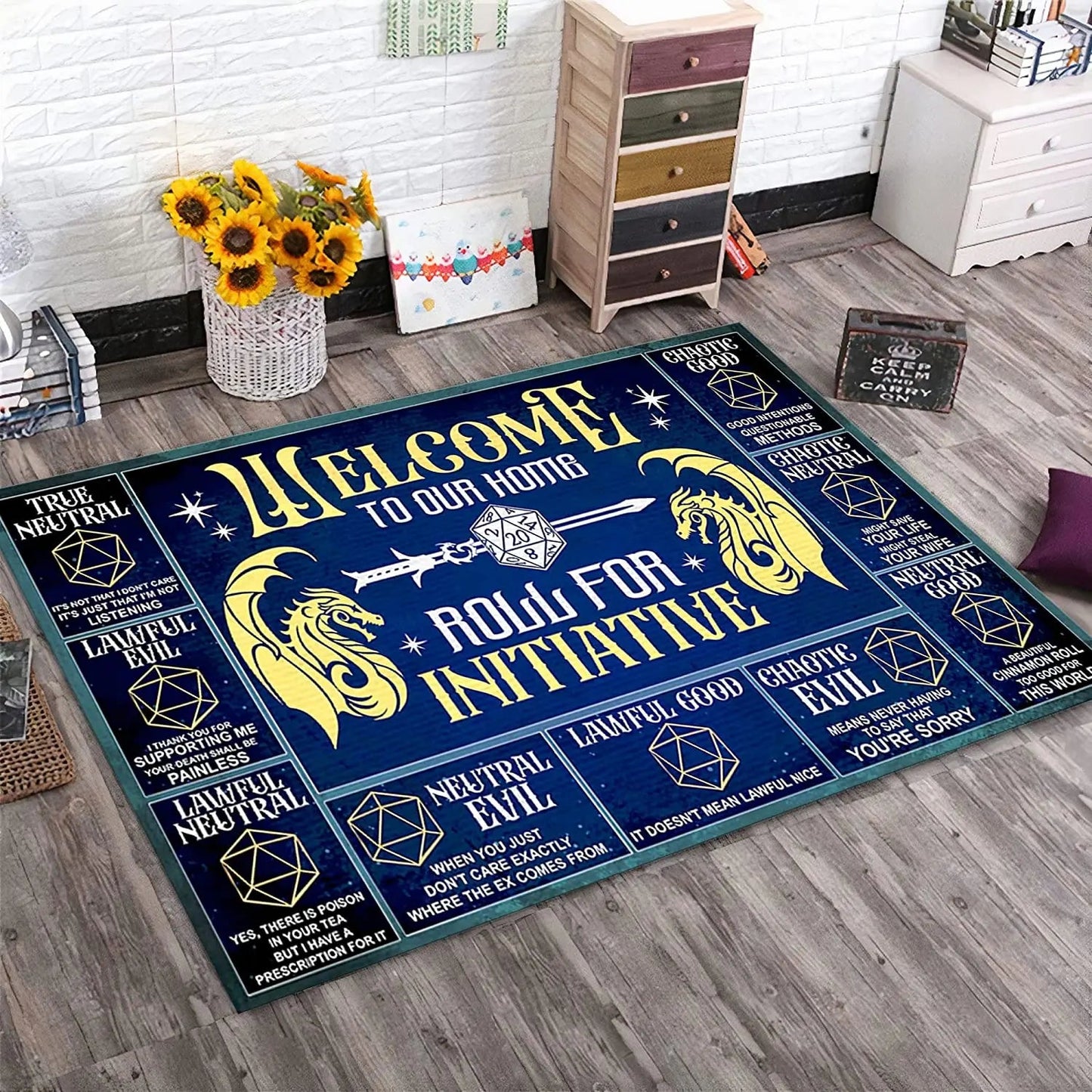 Game Bathroom Mat Dragon Breath Door Mat Kitchen Carpet Balcony Carpet Home Decoration Dungeons Dragons Rug Kids Room Area Rugs