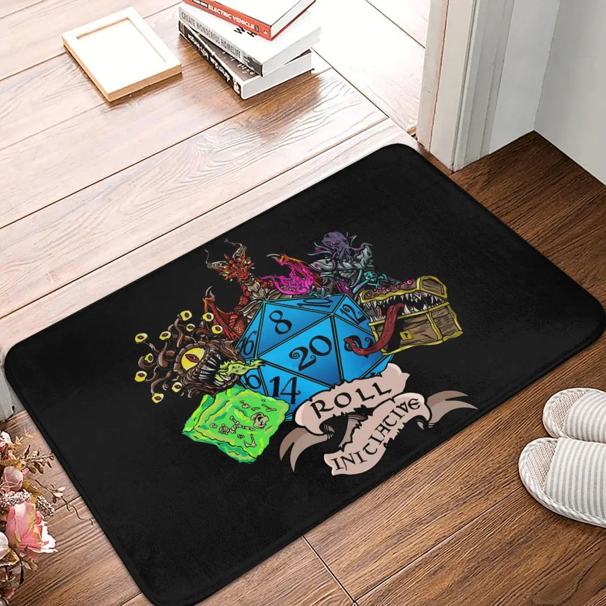 Game Bathroom Mat Dragon Breath Door Mat Kitchen Carpet Balcony Carpet Home Decoration Dungeons Dragons Rug Kids Room Area Rugs