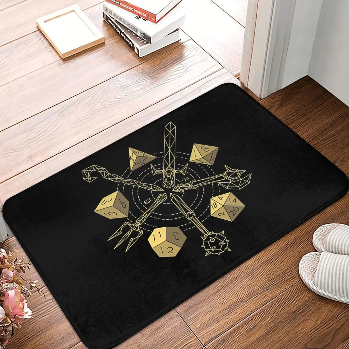 Game Bathroom Mat Dragon Breath Door Mat Kitchen Carpet Balcony Carpet Home Decoration Dungeons Dragons Rug Kids Room Area Rugs