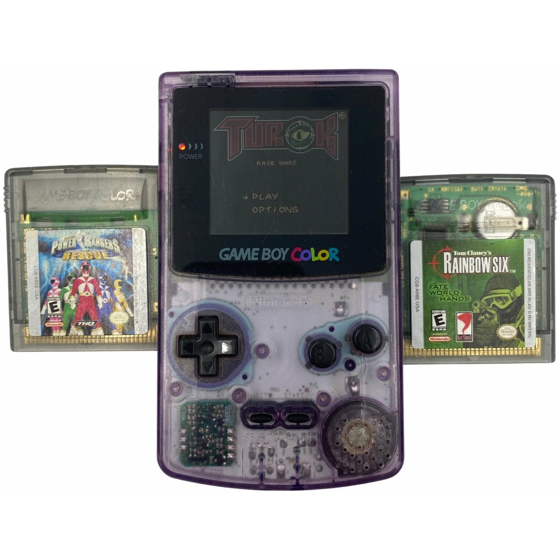 Game Boy Color Atomic Purple (3 Game Bundle)